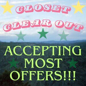 CLOSET CLEAR OUT!!!